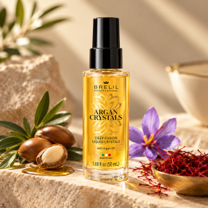 Brelil Professional Argan Crystals Deep Fusion skystieji kristalai plaukams, 50 ml