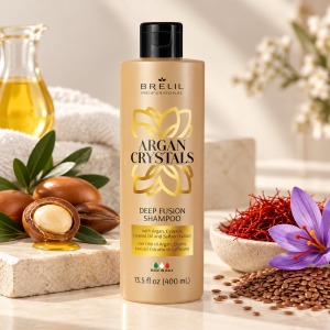 Brelil Professional Argan Crystals Deep Fusion maitinamasis šampūnas
